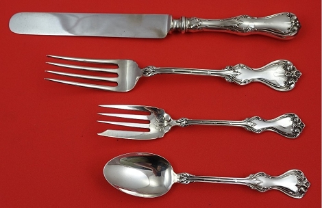 Dinner 4-pc Setting availability based on stock listed below - Duke of York by Whiting - Sterling